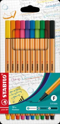 Fineliner Point 88 sortiert von STABILO