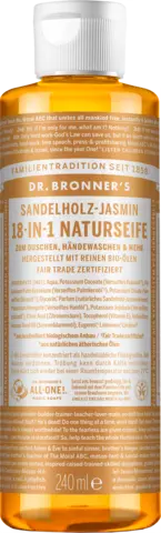 18 in 1 Naturseife Sandelholz Jasmin von DR.BRONNERS