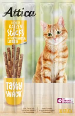 Katzensticks mit Geflügel & Leber von ATTICA