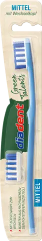 Green Talent Wechselkopfzahnbürste von DIADENT