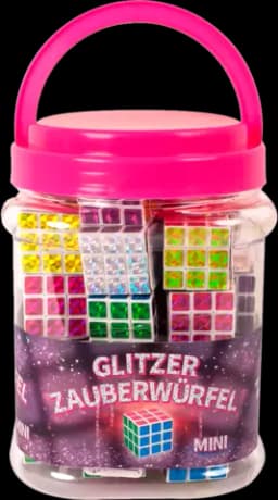 Glitzer Zauberwürfel Mini von TRENDHAUS