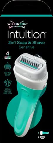 Wilkinson Intuition 2in1 Soap&Shave Sensitive Rasierer von WILKINSON