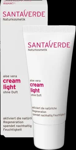 Aloe Vera creme light ohne Duft von SANTAVERDE