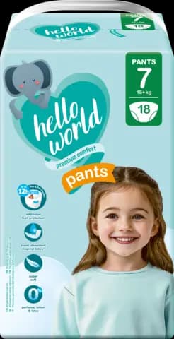 Pants Gr. 7 XXL 15+ kg von HELLO WORLD