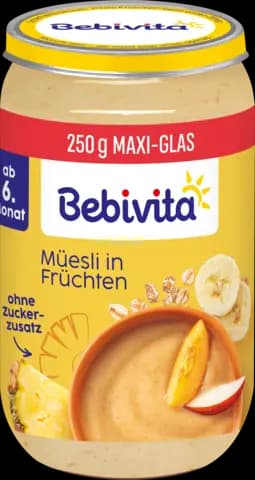 Bio Müesli in Früchten ab 6. Monat von BEBIVITA
