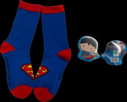 Knaben Zaubersocken Superman Gr.32-36 von DIV.SAISONMARKEN