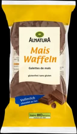 Bio Schoko Maiswaffeln Vollmilc von ALNATURA