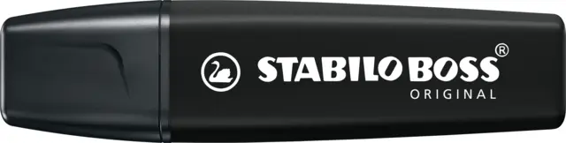 Textmarker Boss Original Nature Colors schwarz von STABILO
