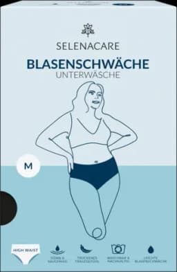 Damen Unterwäsche bei Blasenschwäche Highwaist Gr. M von SELENACARE