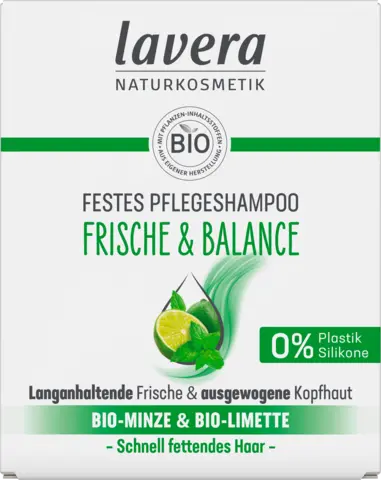 Festes Pflegeshampoo Frische & Balance von LAVERA