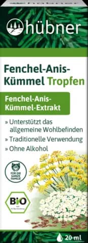 Fenchel-Anis-Kümmel Tropfen von HÜBNER