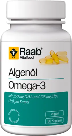 Algenöl Omega 3 Kapseln von RAAB