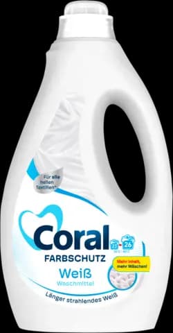 Waschmittel flüssig weiß von CORAL