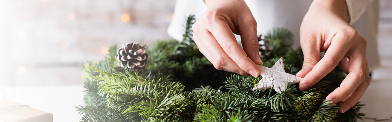 adventskranz selbst machen