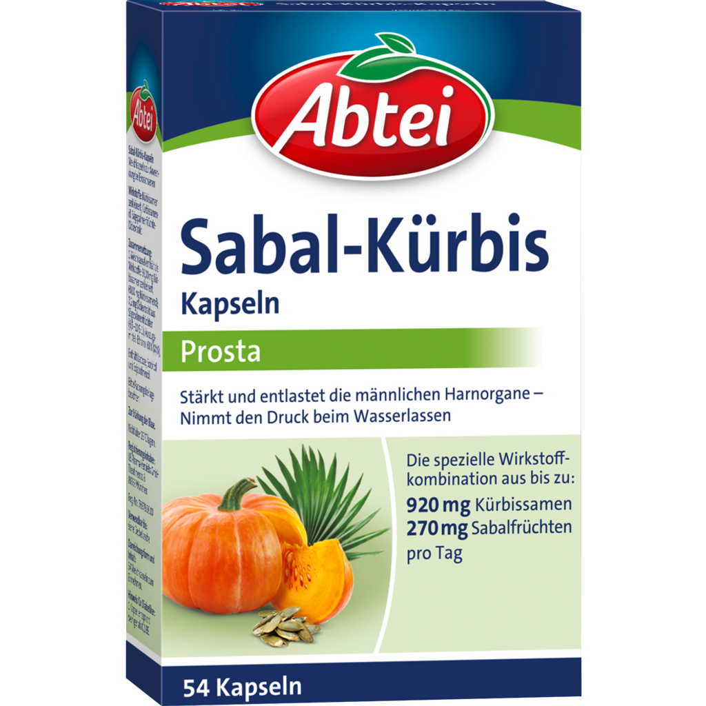 Sabal + Kürbis, Prosta zur Stärkung der Blase, 54 Stück