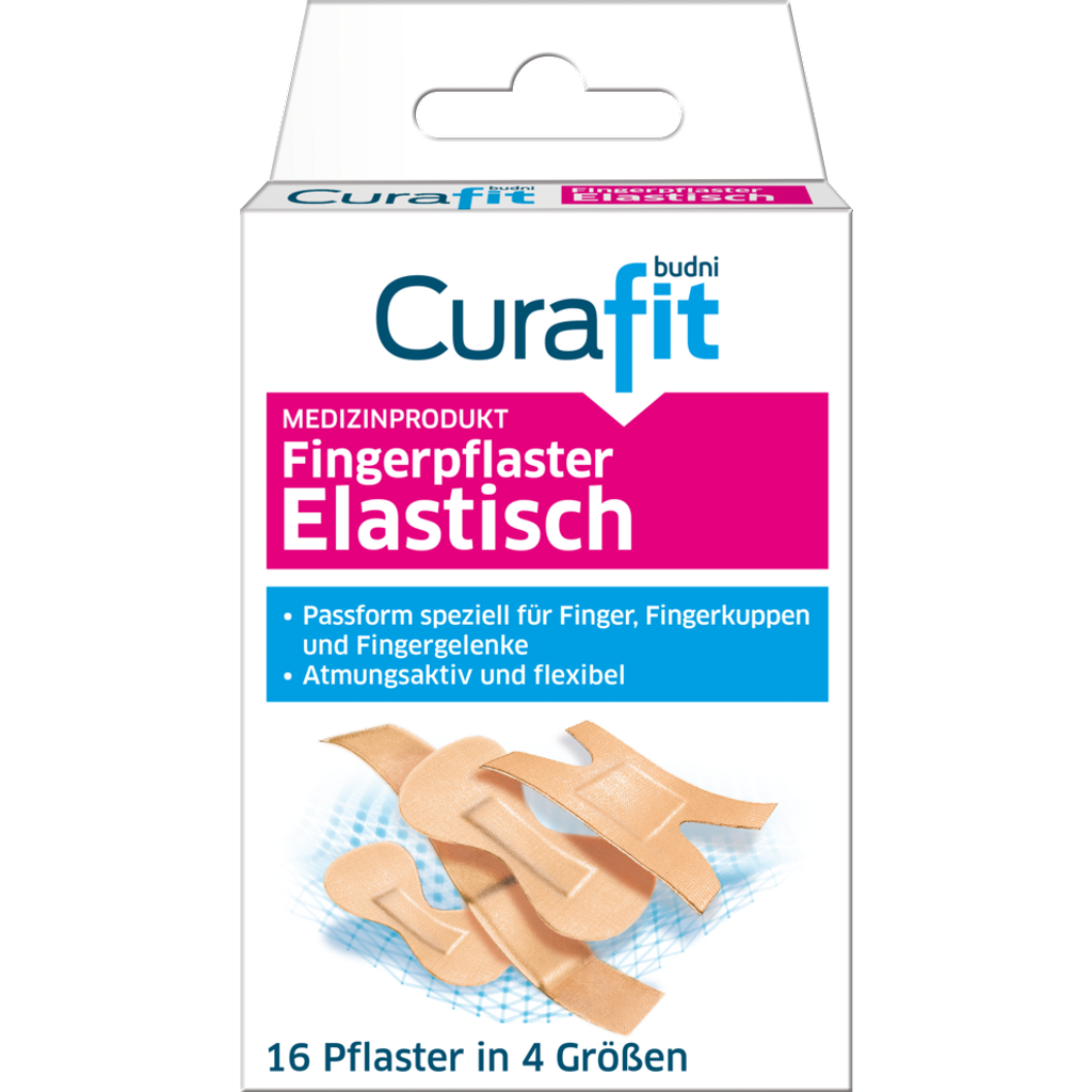 CURAFIT Medizinprodukt, Fingerpflaster elastisch 16 Stü vor Ort