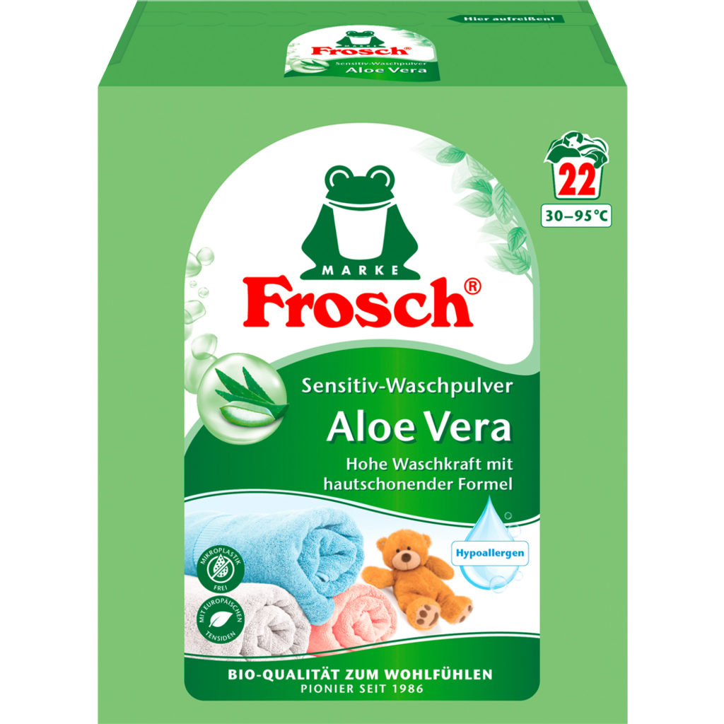 Waschpulver Sensitive Aloe Vera