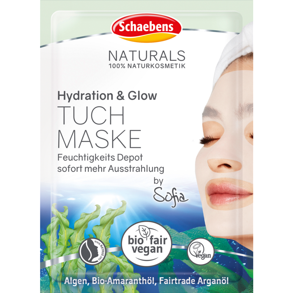 Naturals Hydration & Glow Tuchmaske