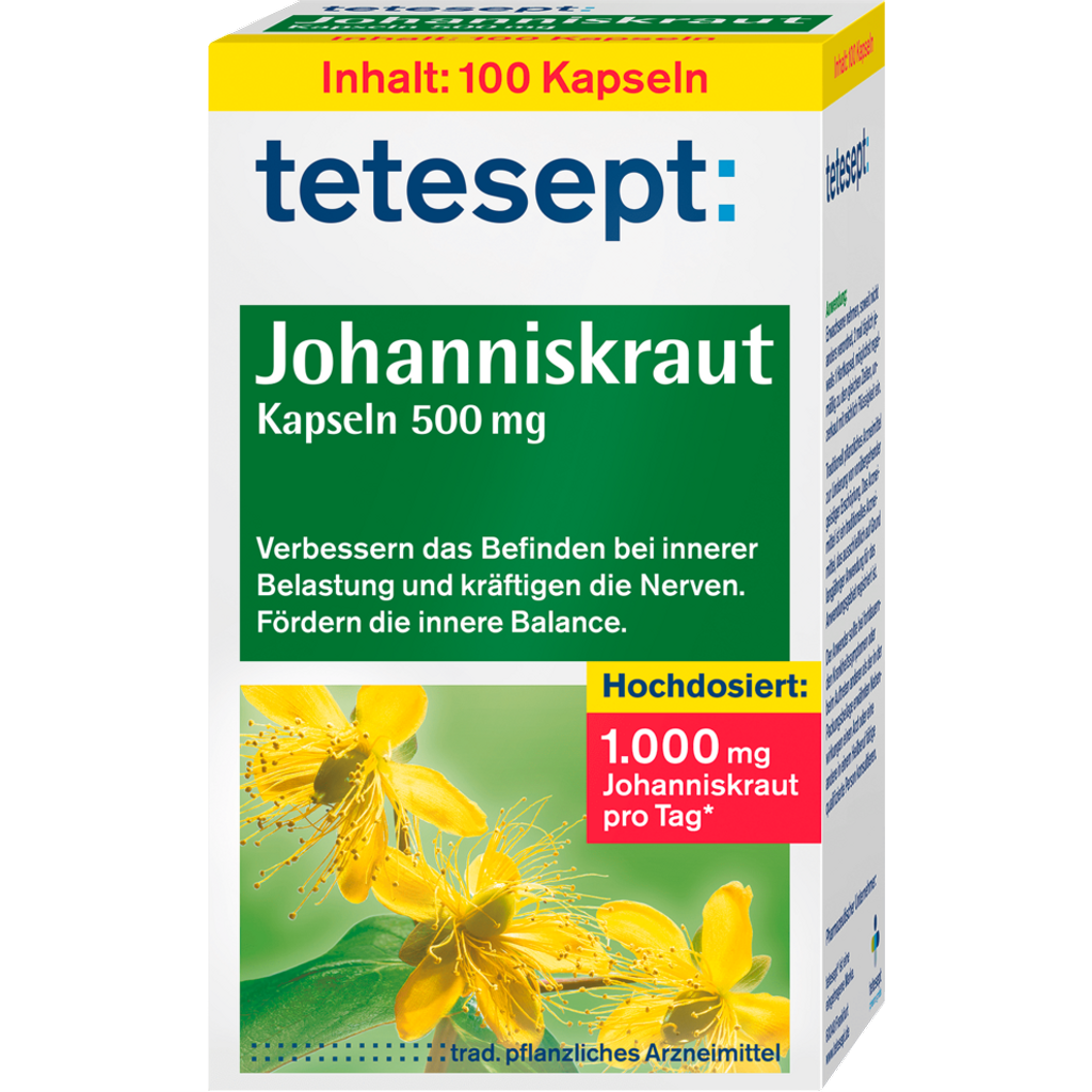 Johanniskraut, Kapseln, 100 Stück