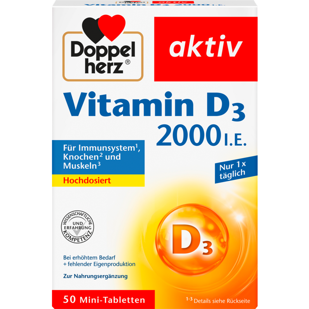 Vitamin D3 2000 I.E.50Tabletten