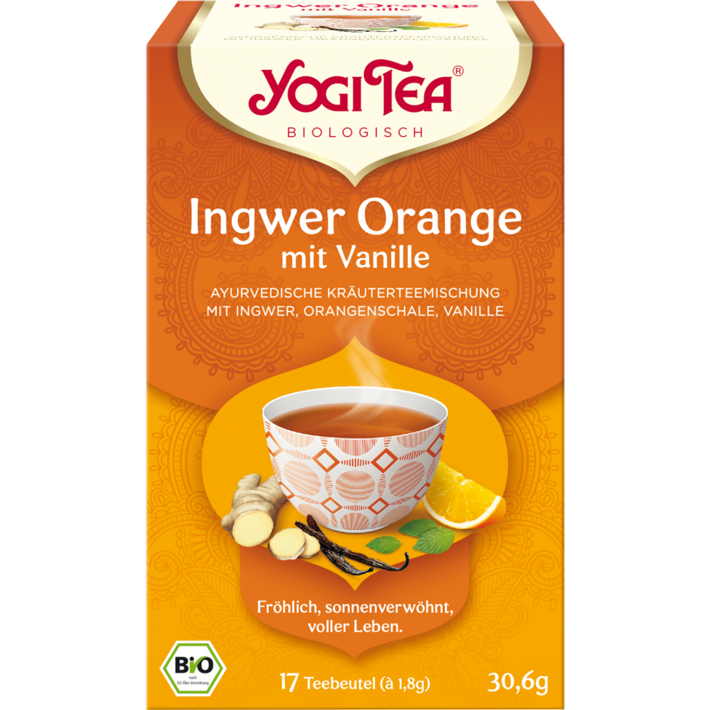 Ingwer-Orange mit Vanille 17 Beutel a 1,8g