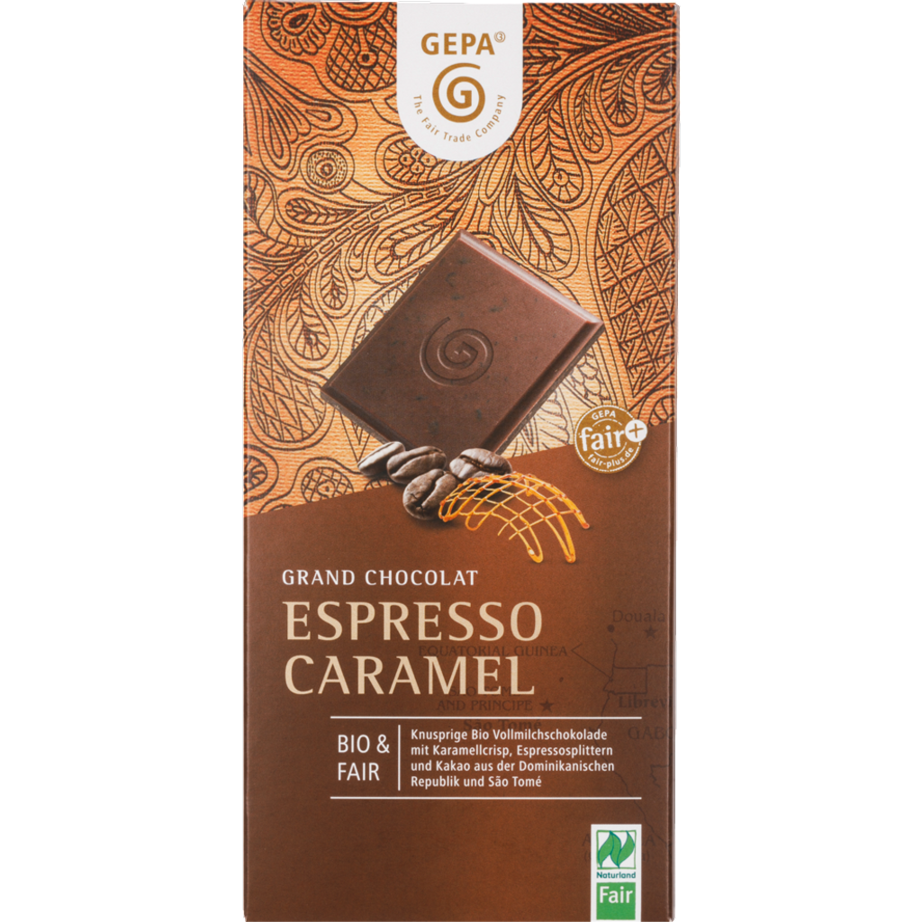 Grand chocolat, espresso caramel