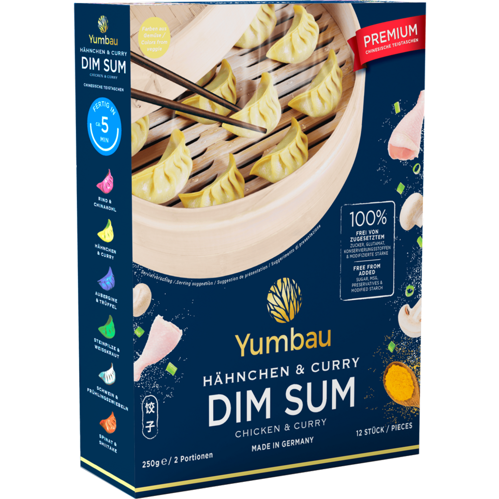 Hähnchen & Curry Dim Sum
