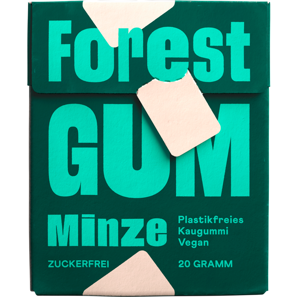 Forest Gum Minze, plastikfrei