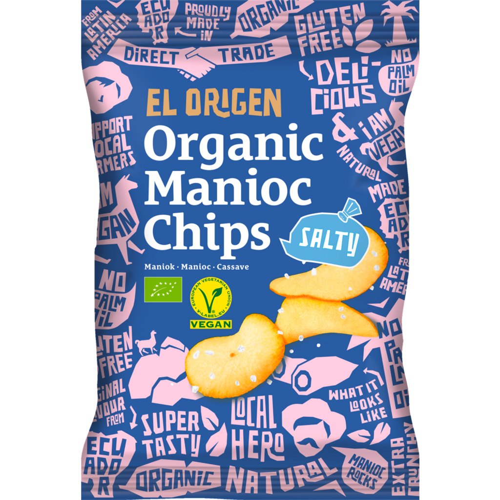 Organic Manioc Chips Salty