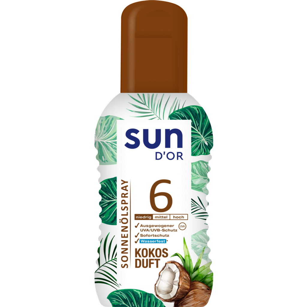Sonnenölspray LSF 6 (Kokos)